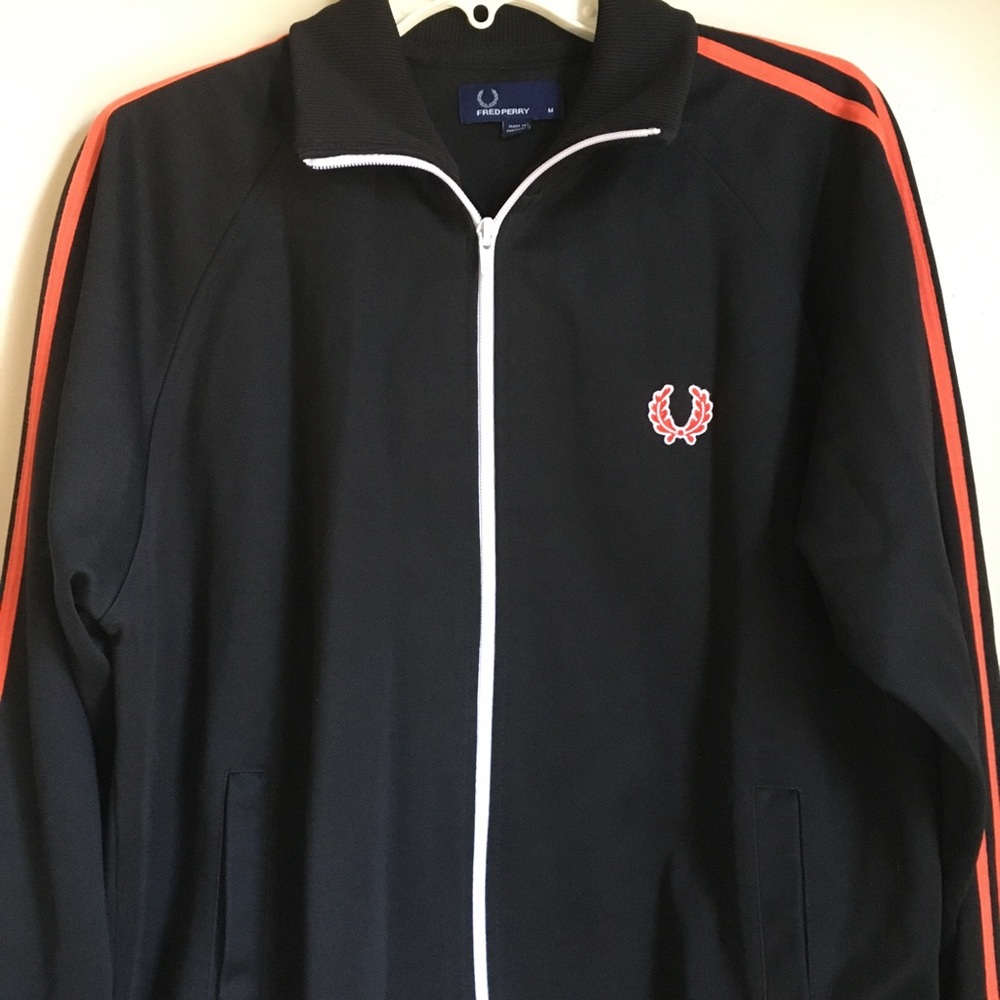 Fred Perry tracksuit athletic striped sleeve